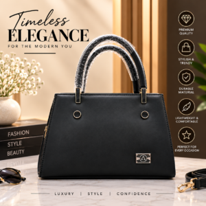 Luxury Women's Lake Green Handbag with Shoulder Strap